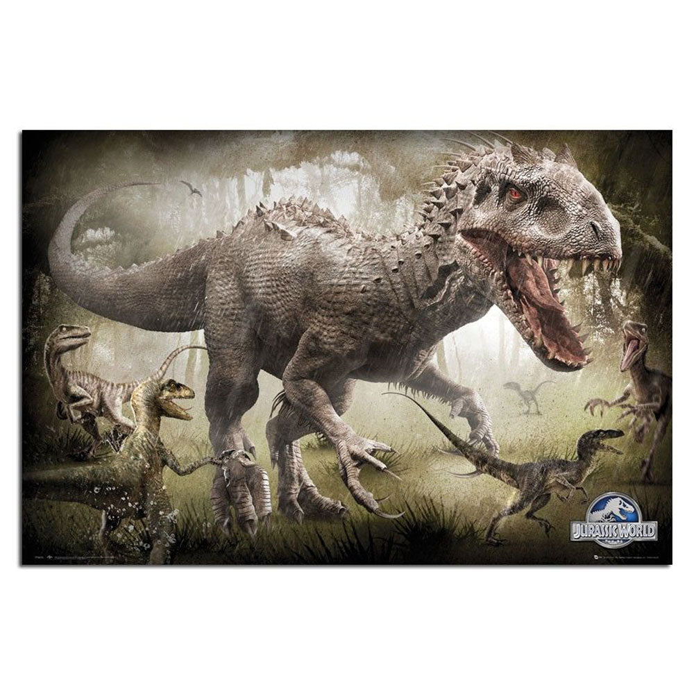 Póster de dinosaurios