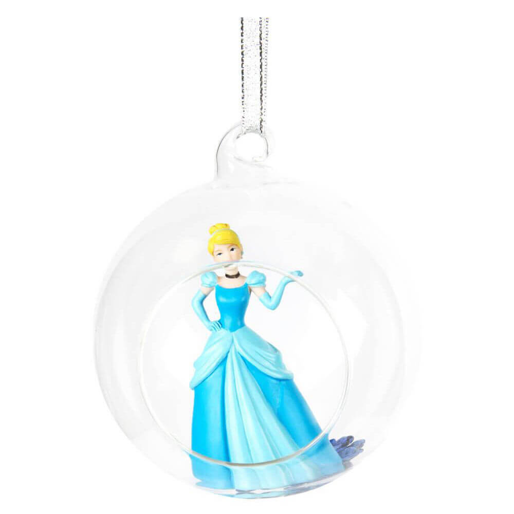 Disney Princess Christmas 3d Glass Bauble