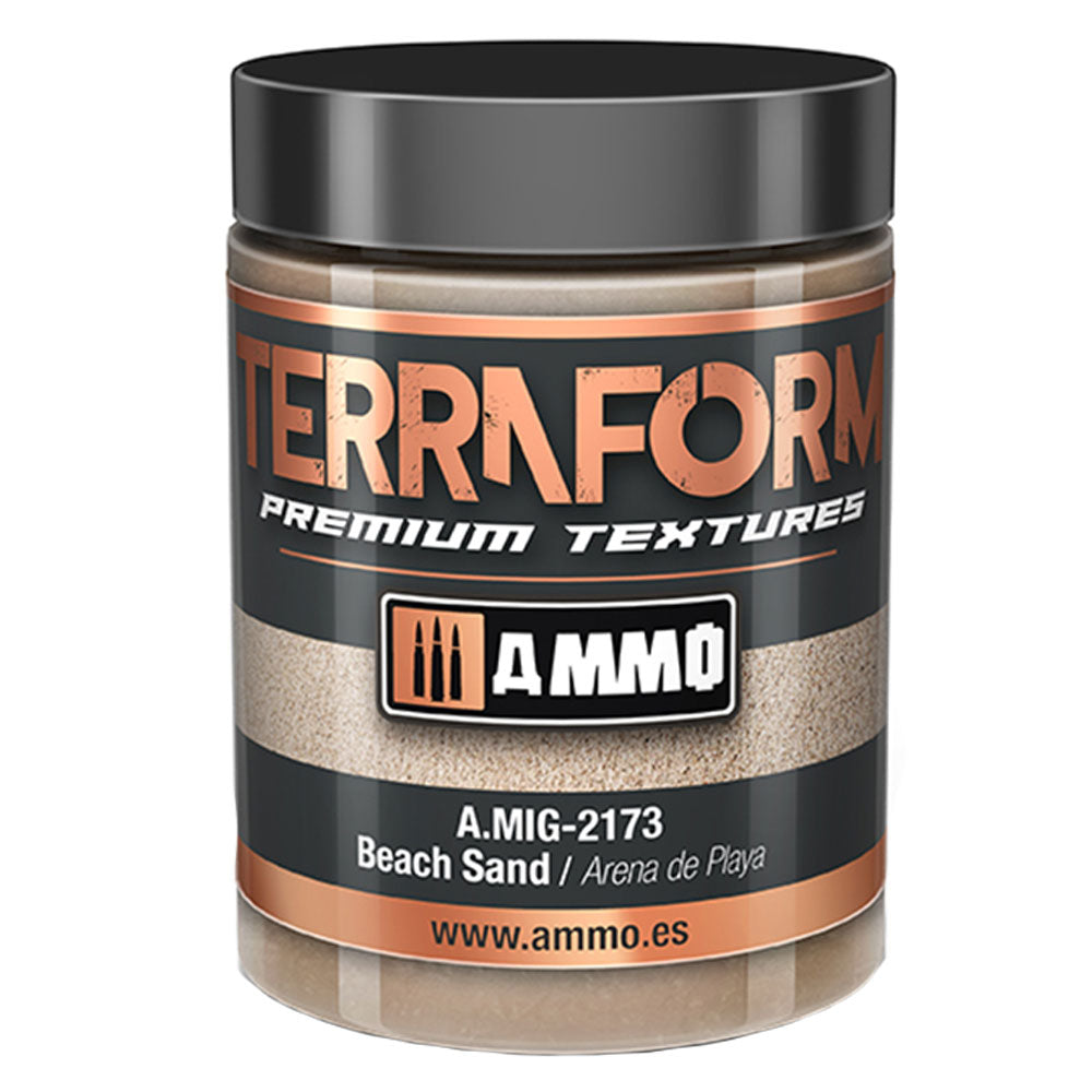 Mig Premium Texture Terraform 100mlによる弾薬