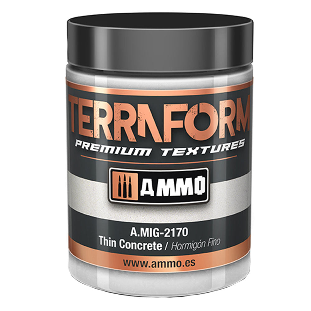 Mig Premium Texture Terraform 100mlによる弾薬