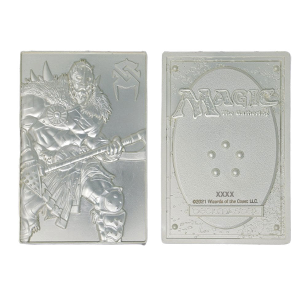 Magic The Gathering Silver Plated Card