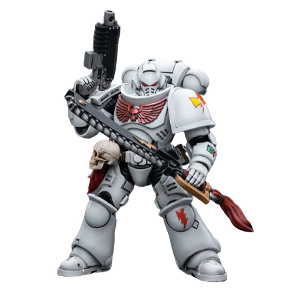 Figura de intercessora de assalto de cicatrizes brancas de Warhammer