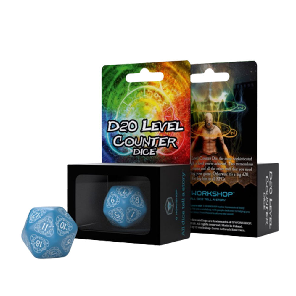 Q Atelier D20 Niveau Counter Dice