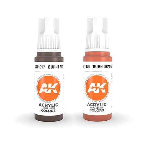 AK Interactive 3Gen Burnt Acrylic Paint 17mL