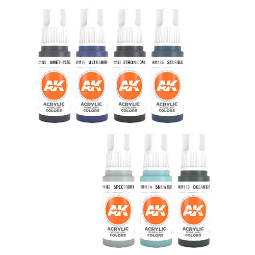 AK Interactive 3Gen Blue Acrylic Paint 17mL