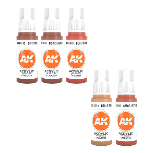 AK Interactive 3Gen Red Acrylic Paint 17mL