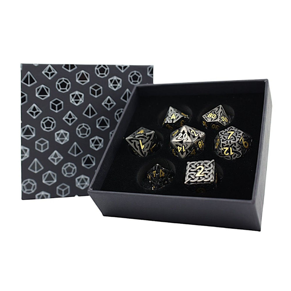 LPG Hollow Textures RPG DICE SET