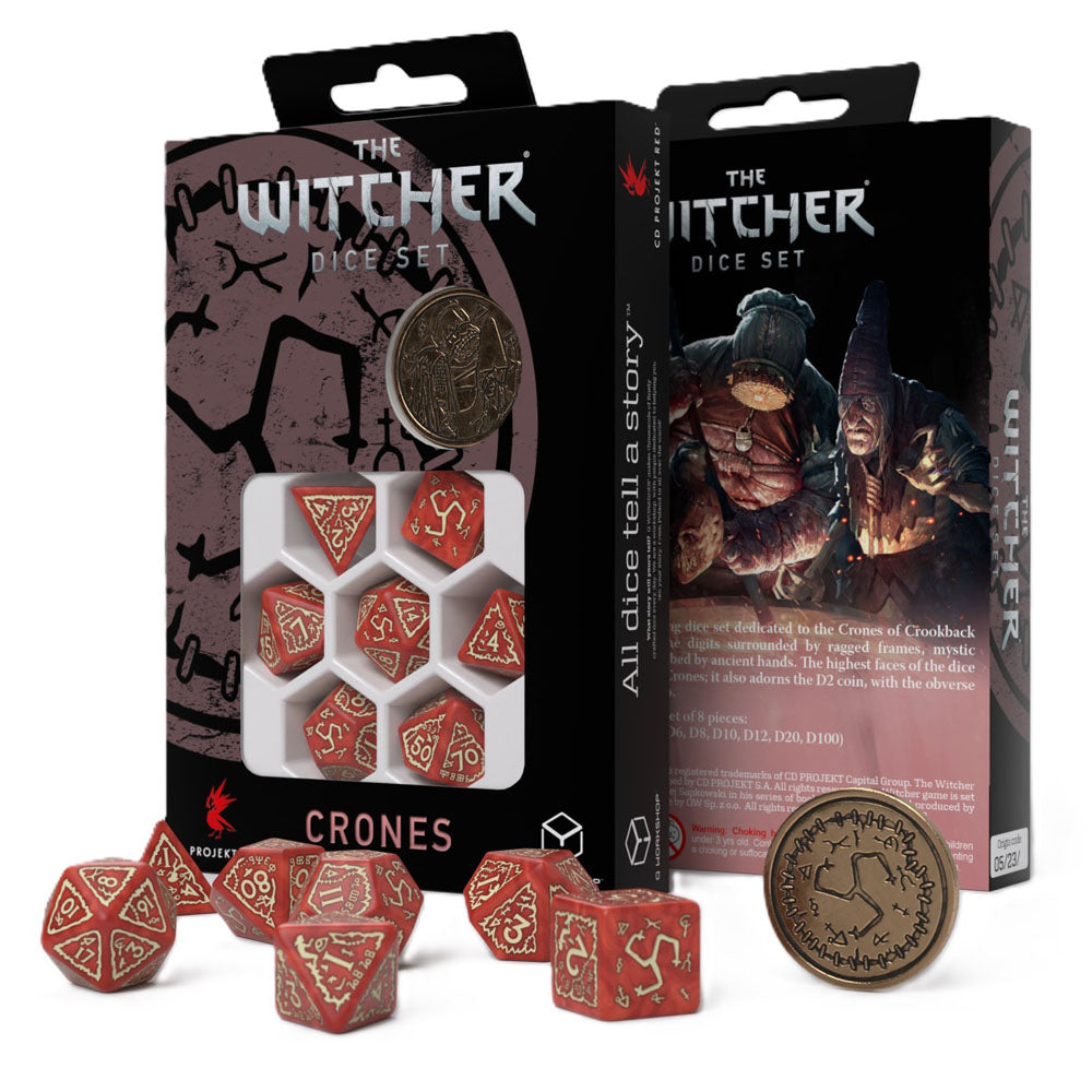 Witcher Crones Diceはコインで7PCをセットしました