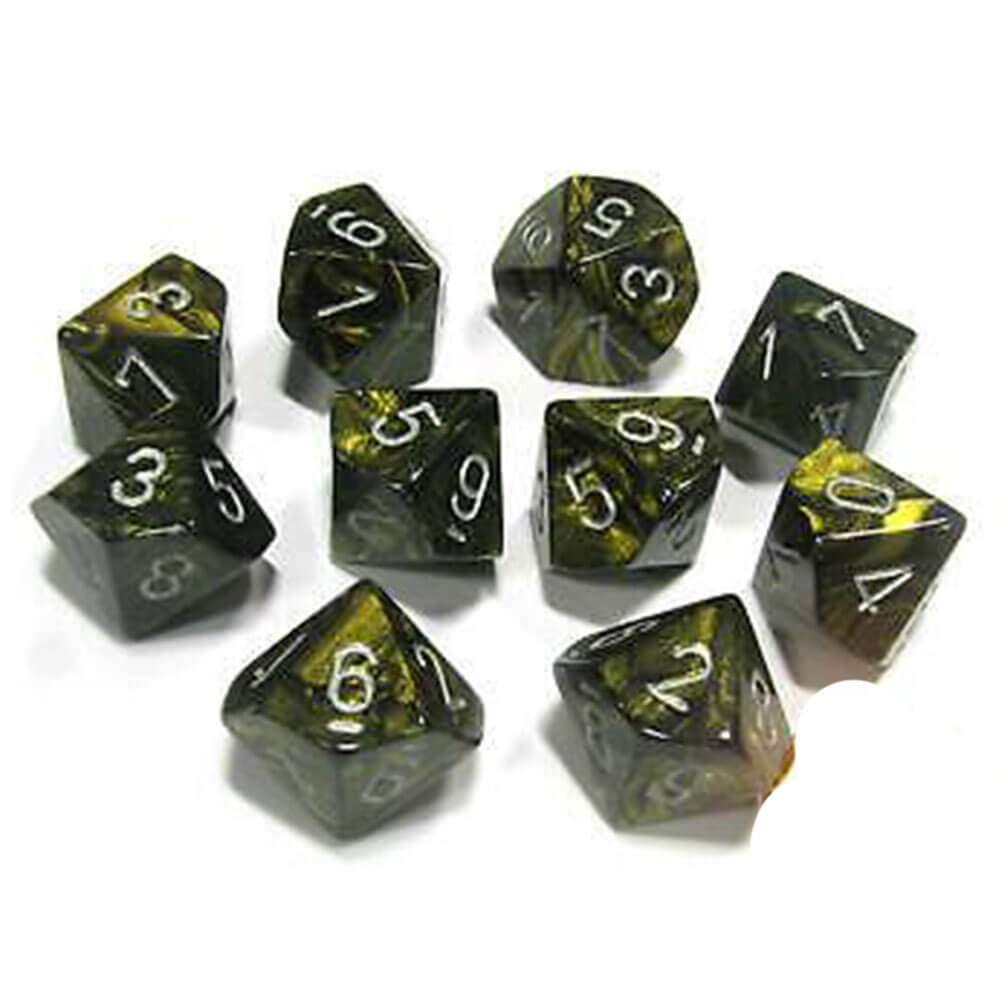 Chessex D10 Polyhedral 10-DIE Zestaw