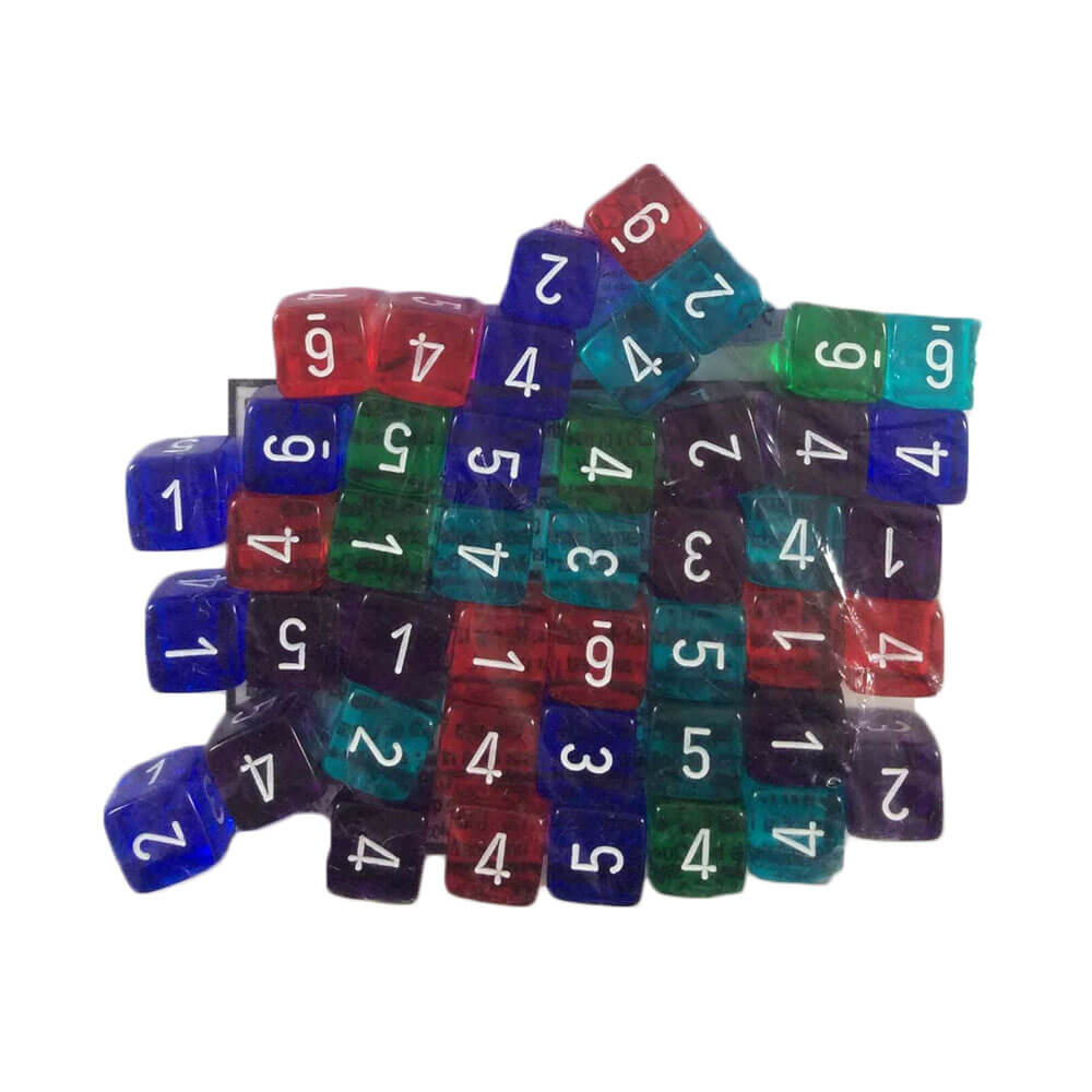 Chessex bulkpose med gennemsigtig terning