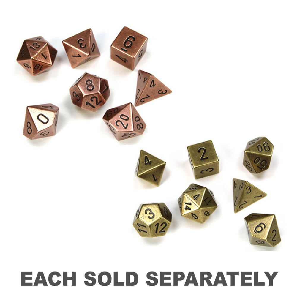 Chessex Polyhedral 7-Die Metal Set