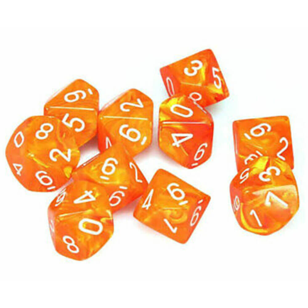 Set Vortex à 10 die Polyédrique de Chessex D10