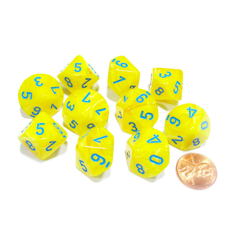 Set Vortex à 10 die Polyédrique de Chessex D10