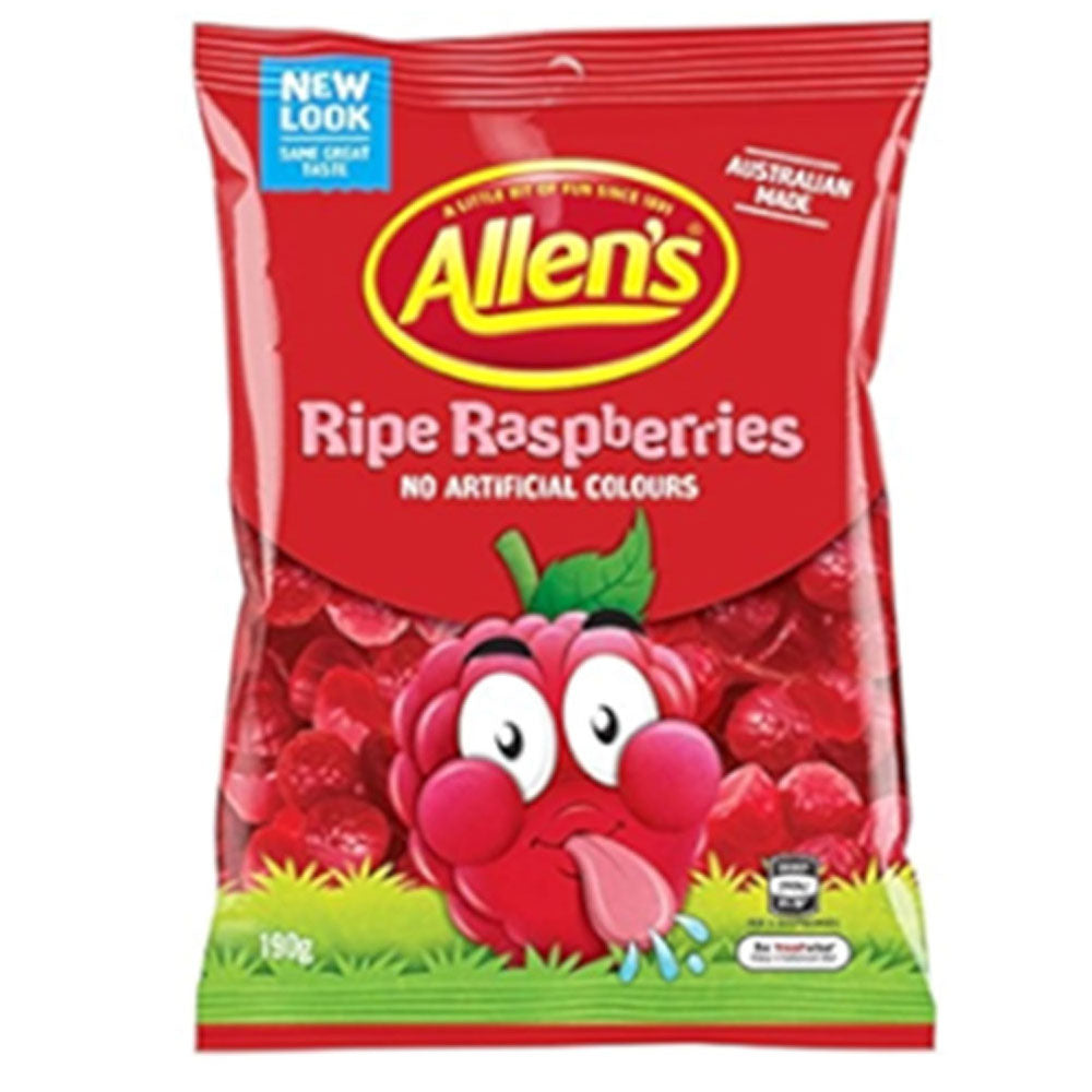 Allens reife Himbeeren