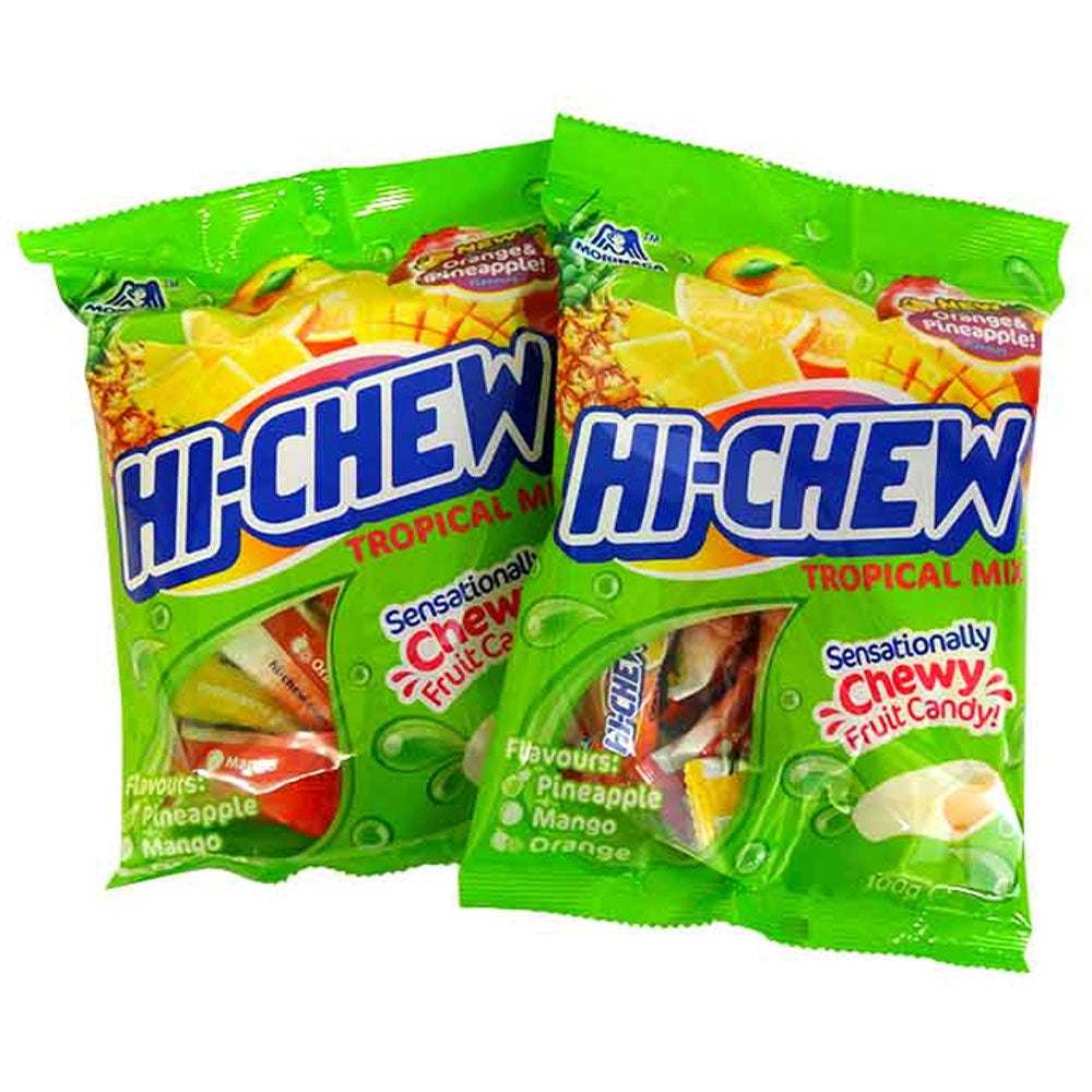 Hi-Chew Fruchtige Bonbonbeutel (6x100g)