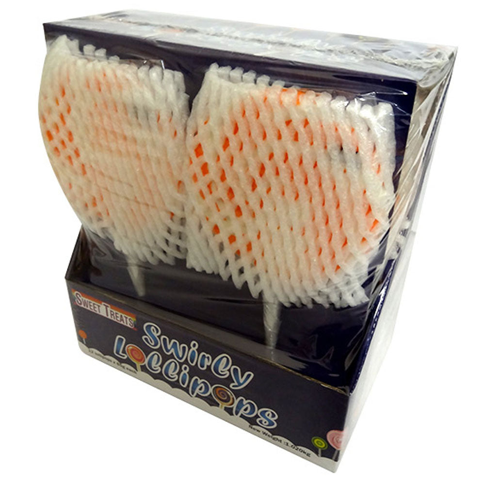 Sweet Treats Swirly Lollipops (12x85G)