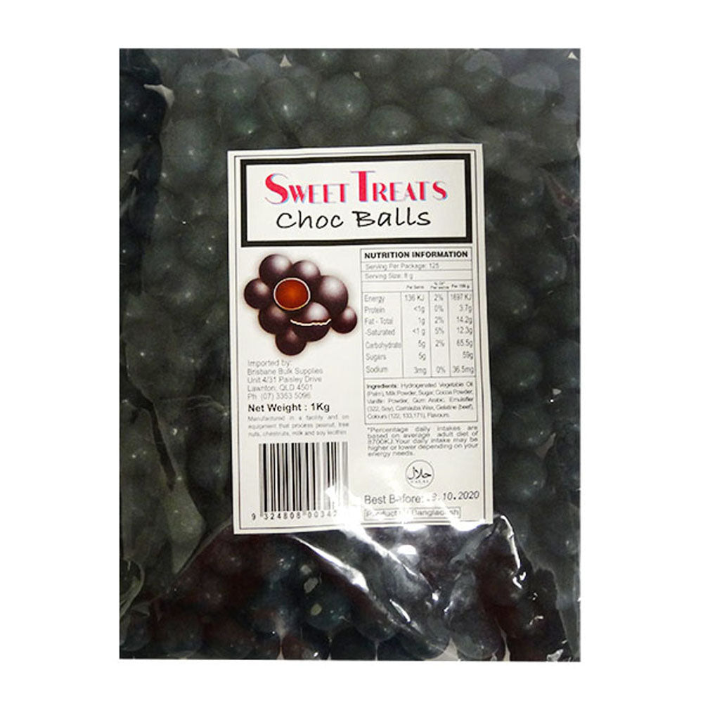 Zoete traktaties choc ballen 1 kg