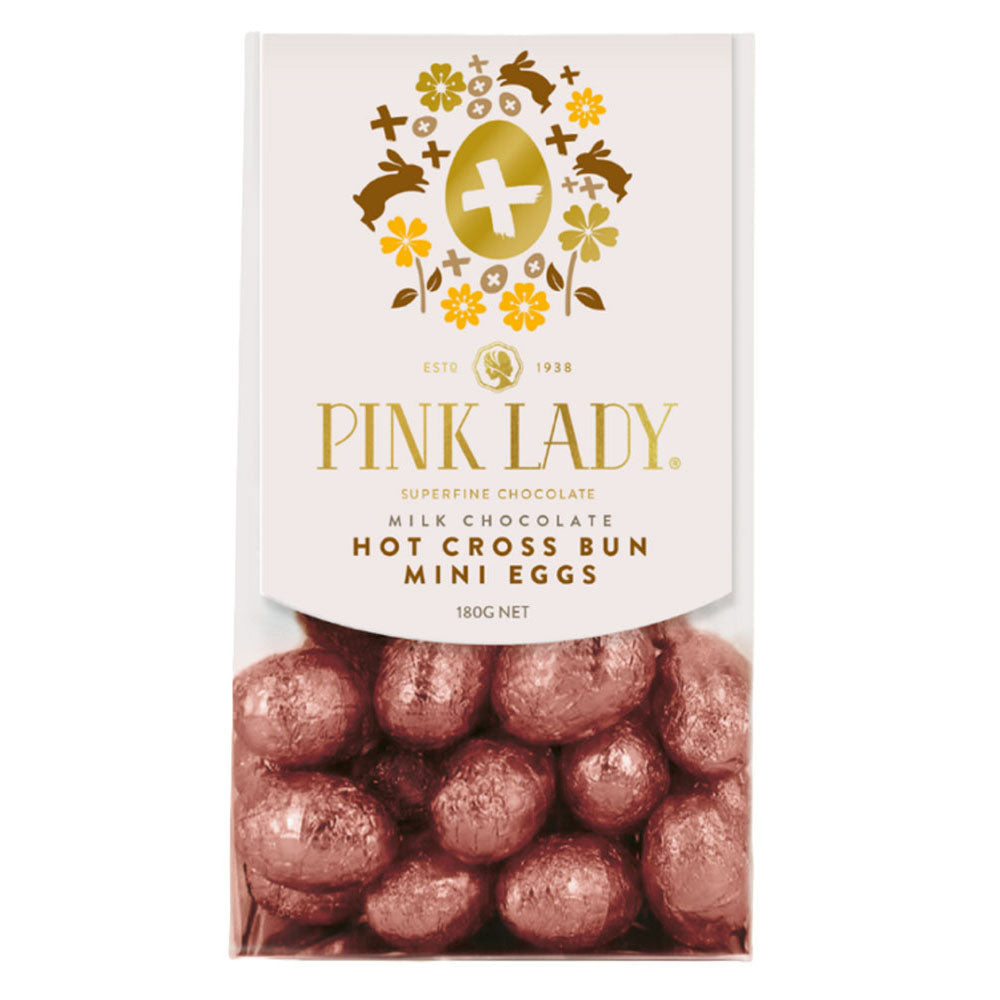 Pink Lady Mini Milk Chocolate Eggs 180g