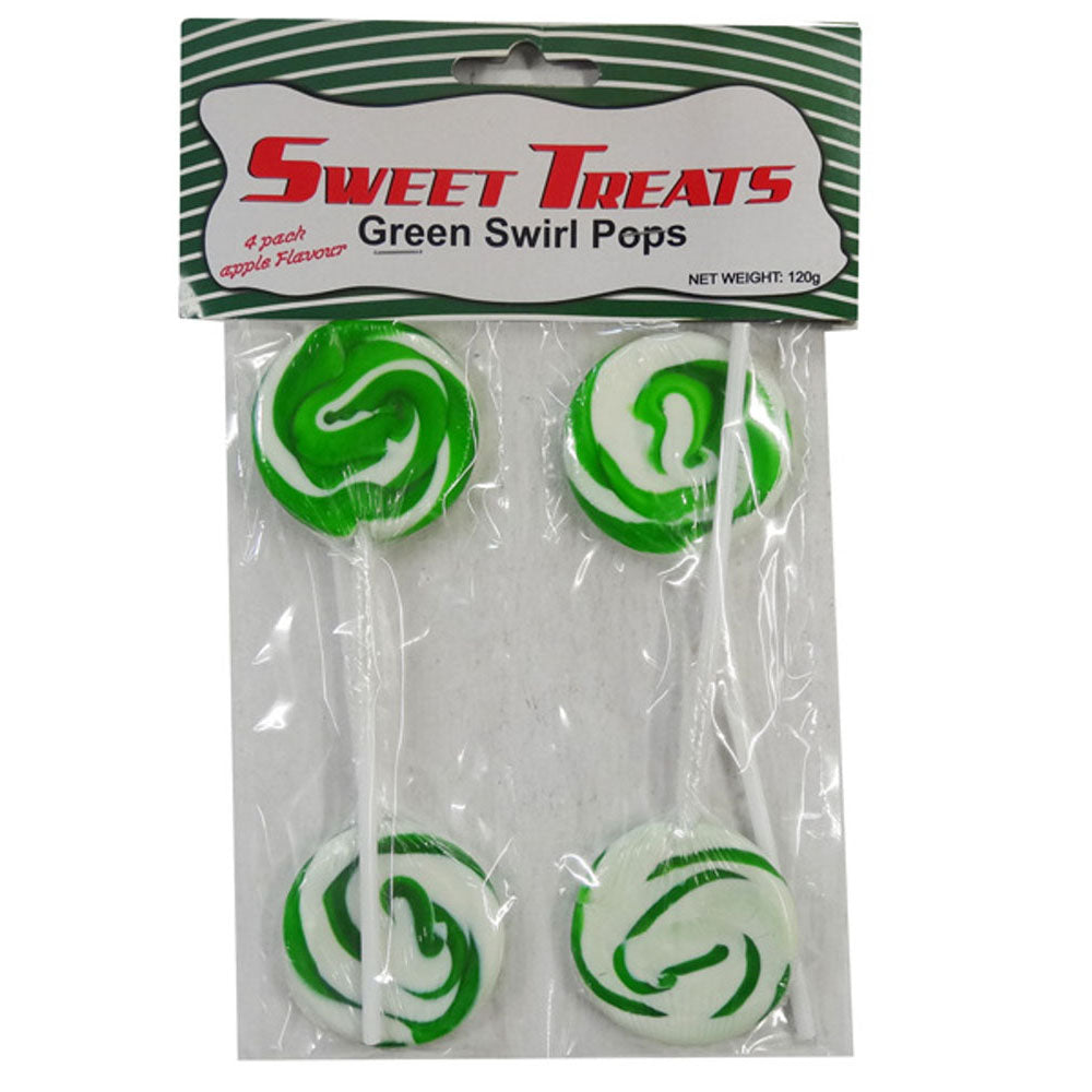 Zoete traktaties zakken Swirl Pops 4pk (120G)