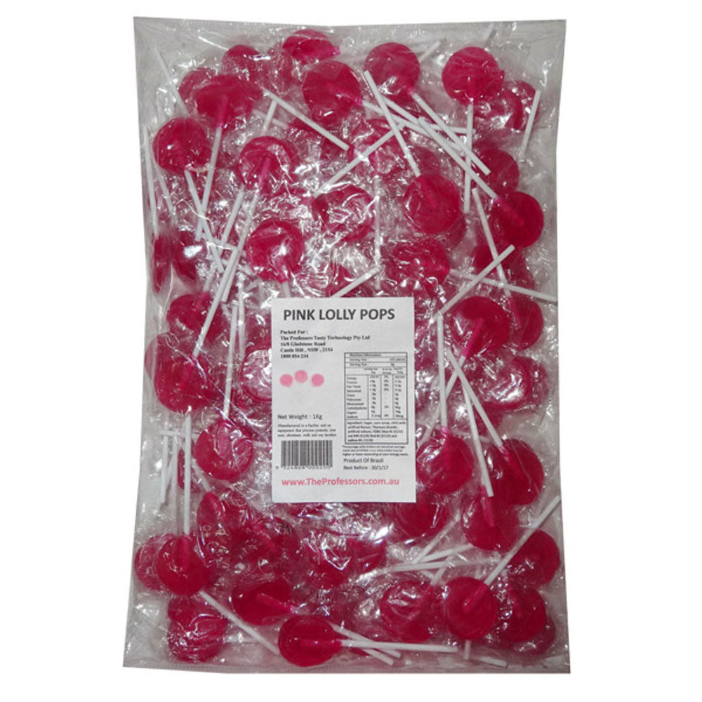 Słodkie smakołyki płaskie pops 1 kg (około 125pc)