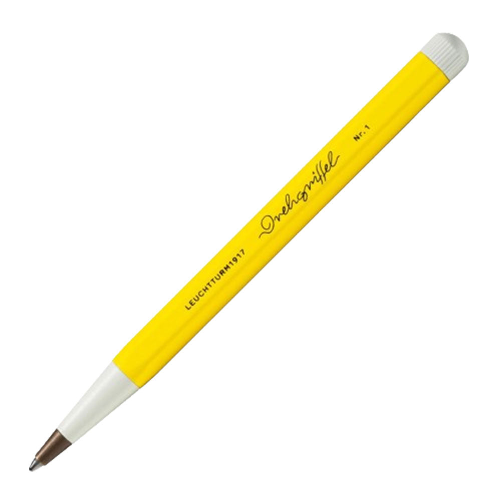 Drehgriffel R. Pen de torção média de tinta azul (amarelo)