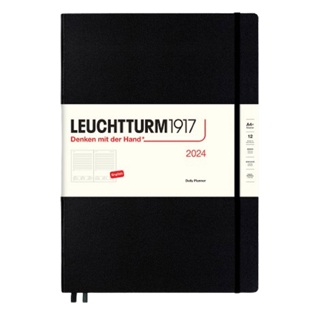 Leuchtturm 2024 Daily Planner Master A4+ (Black)