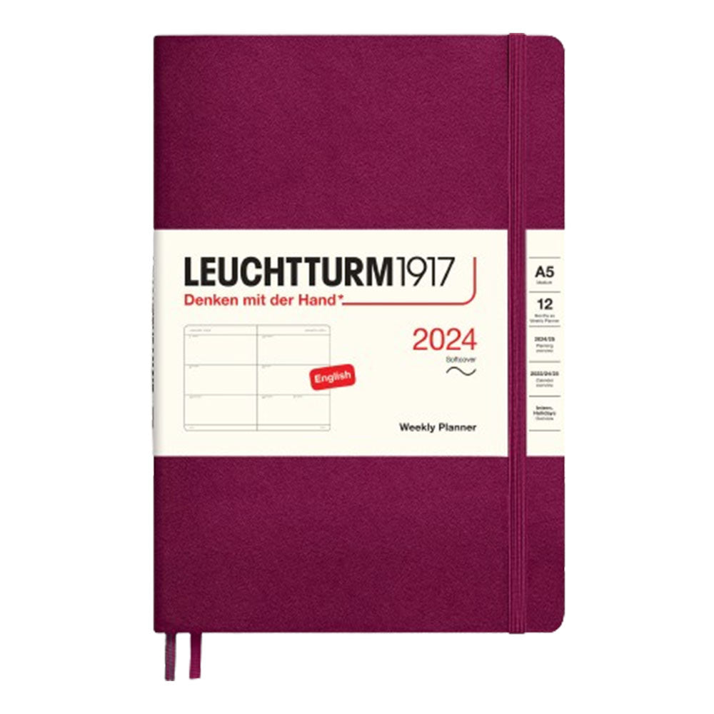 LEUCHTTURM 2024 Planificador de la semana A5 (tapa blanda)