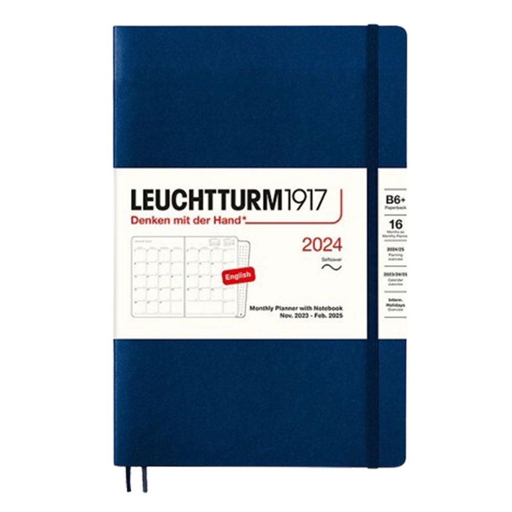 2024 B6+ Månedlig Planner & Notebook (Paperback)