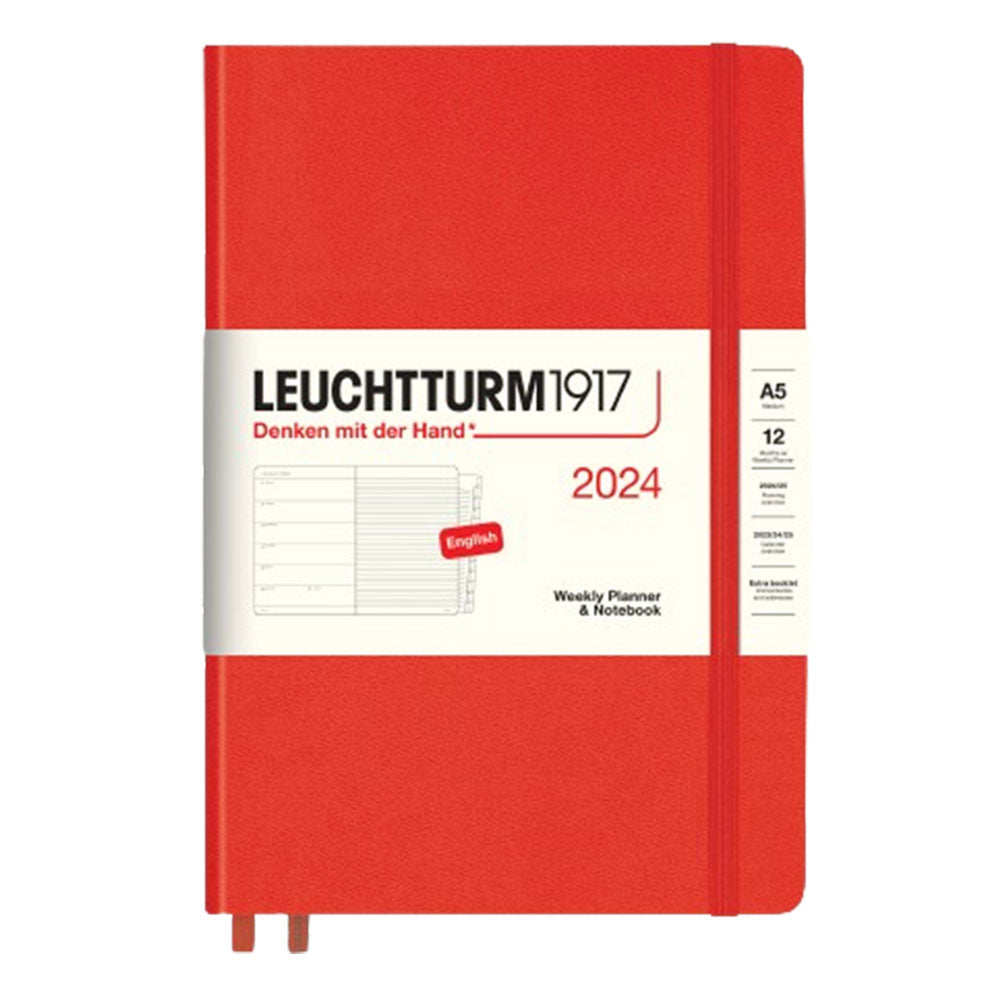 Planificador y cuaderno 2024 A5 Week con folleto