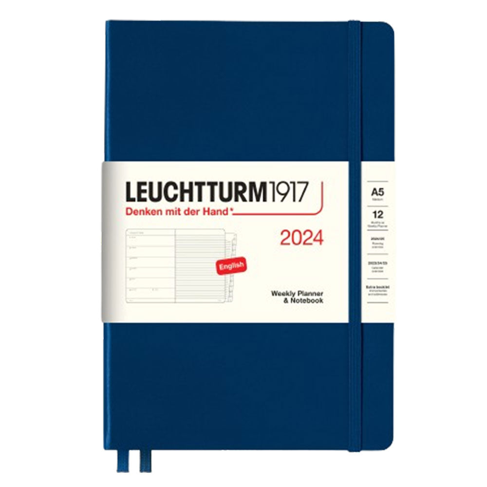 2024 A5 Uge Planner & Notebook med pjece