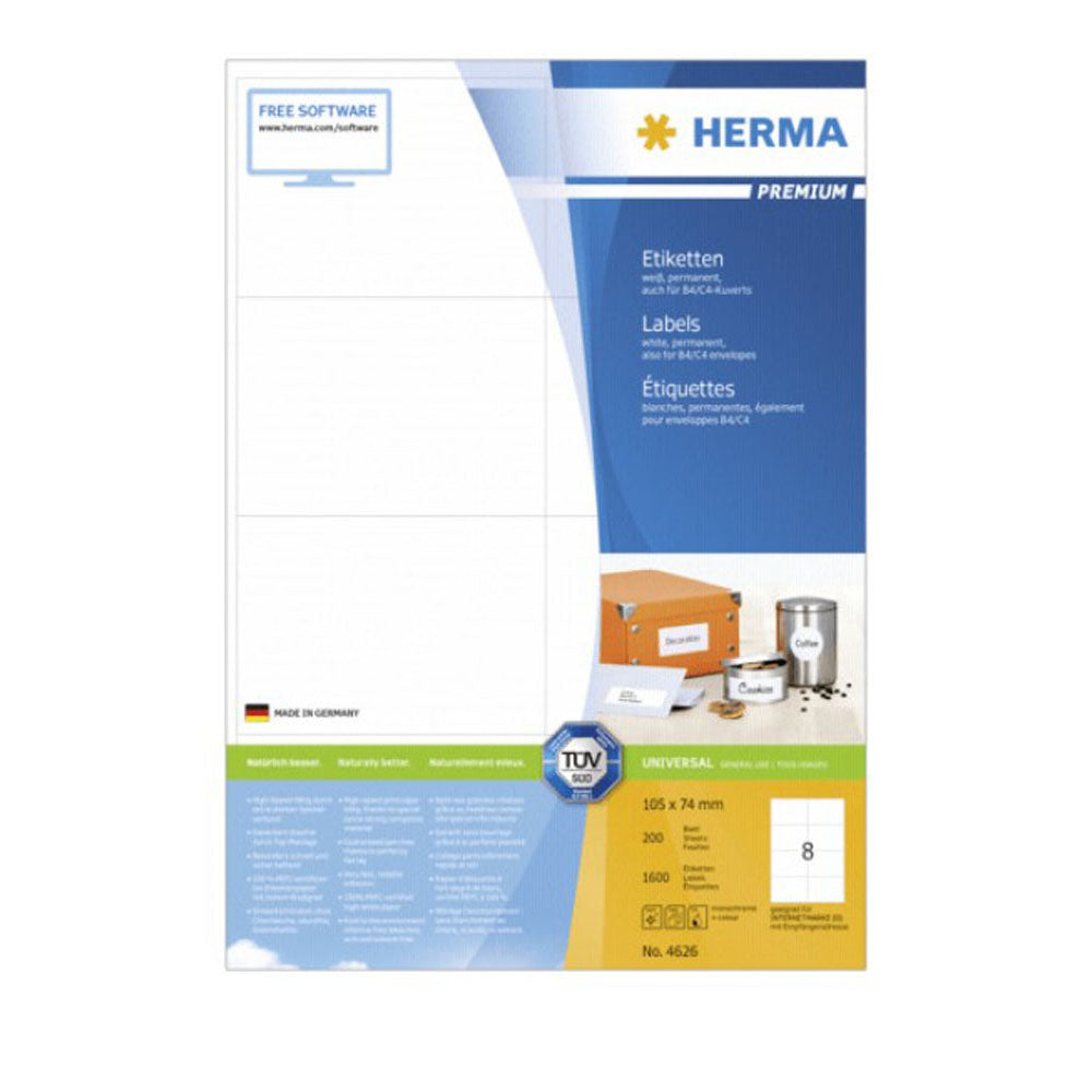 HERMA Premium -mærker A4 105mm 200 pc