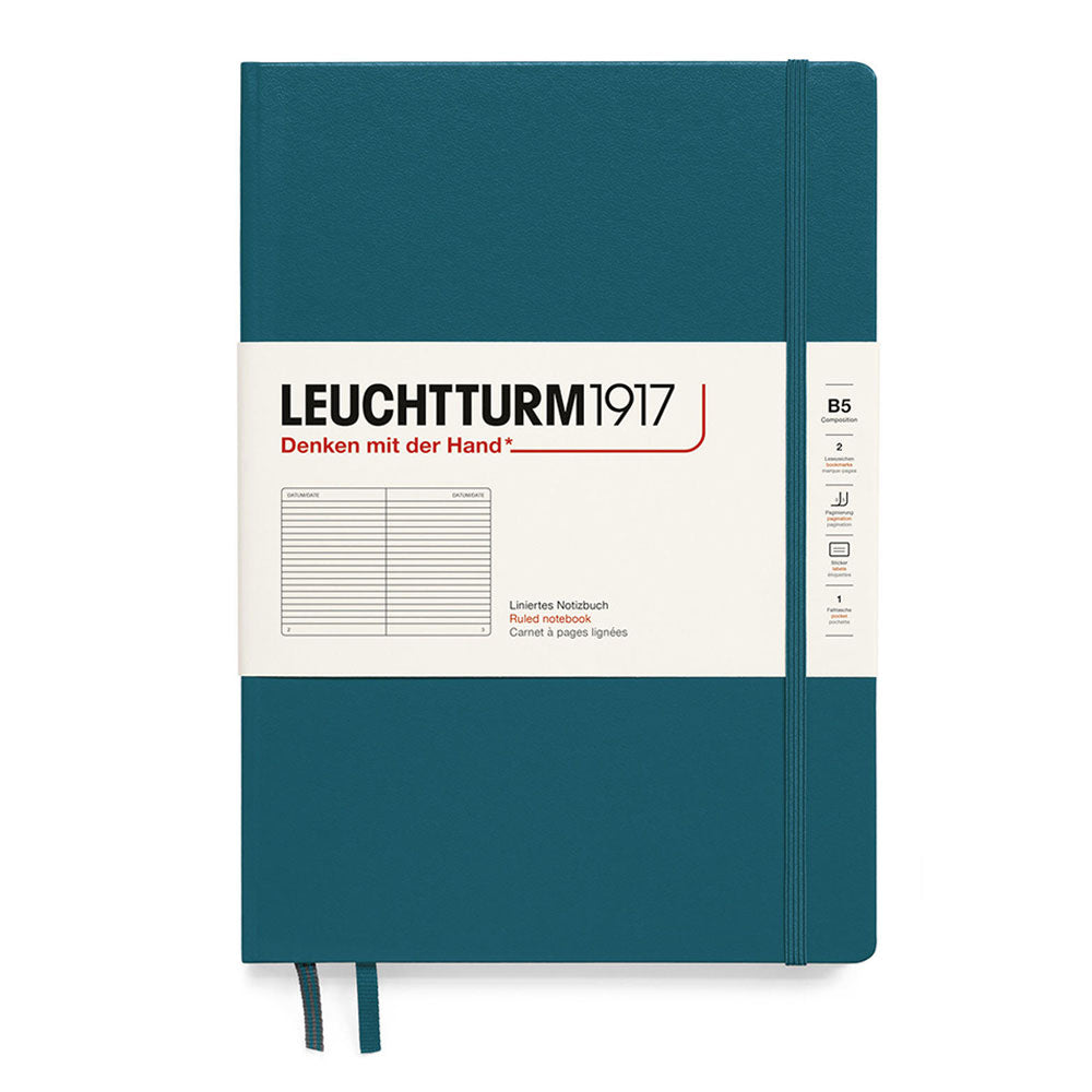 Leuchtturm HC Composition styrde anteckningsbok B5