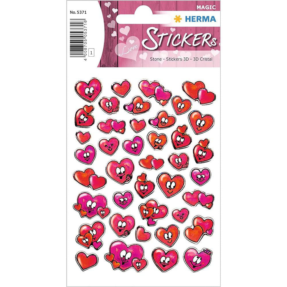 Herma Decor Heart Eyes Stone naklejka