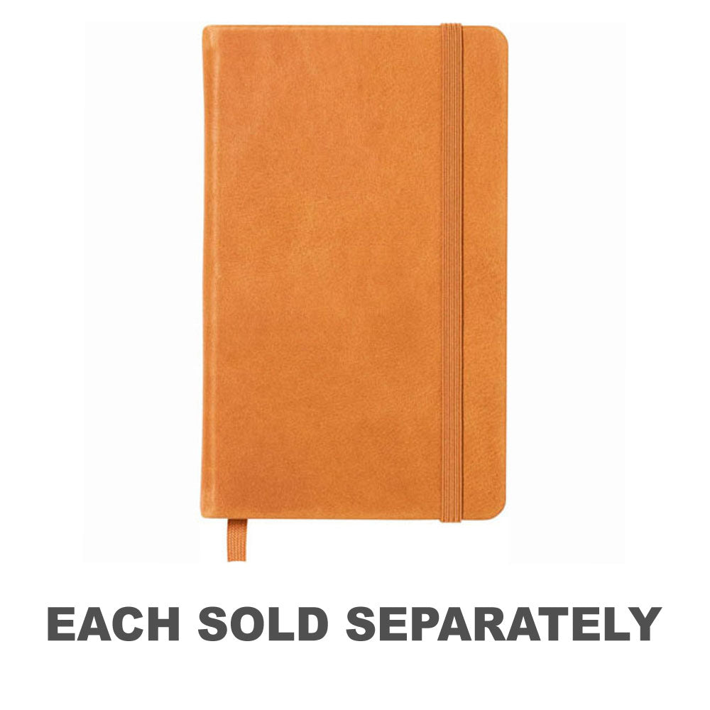 Leuchtturm Leather A6 Notebook 187pg (Cognac)