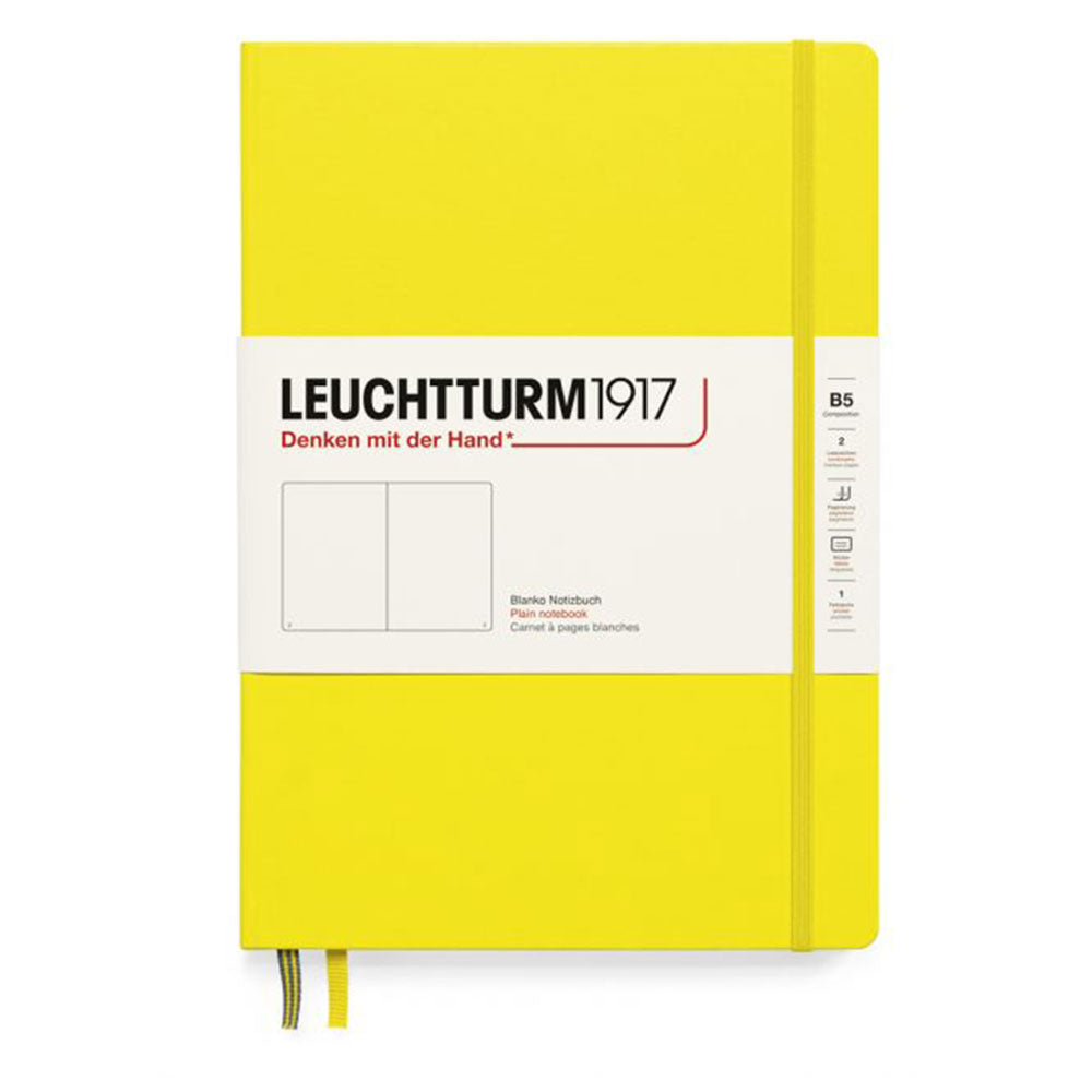 Leuchtturm HC -komposition almindelig notebook B5