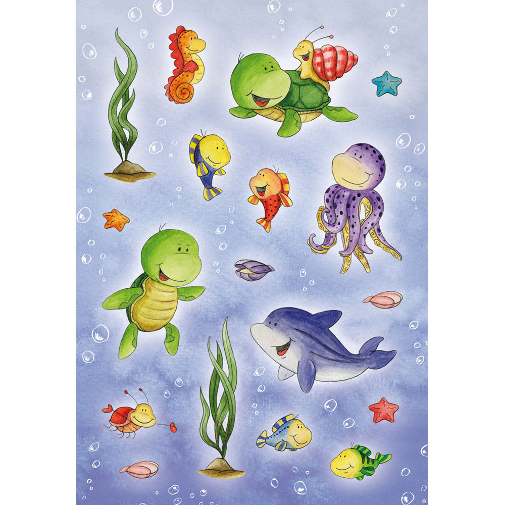 Herma Underwater Animals Stone Sticker