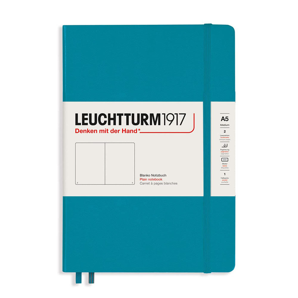 Leuchtturm twarda notebook A5 (niebieski)