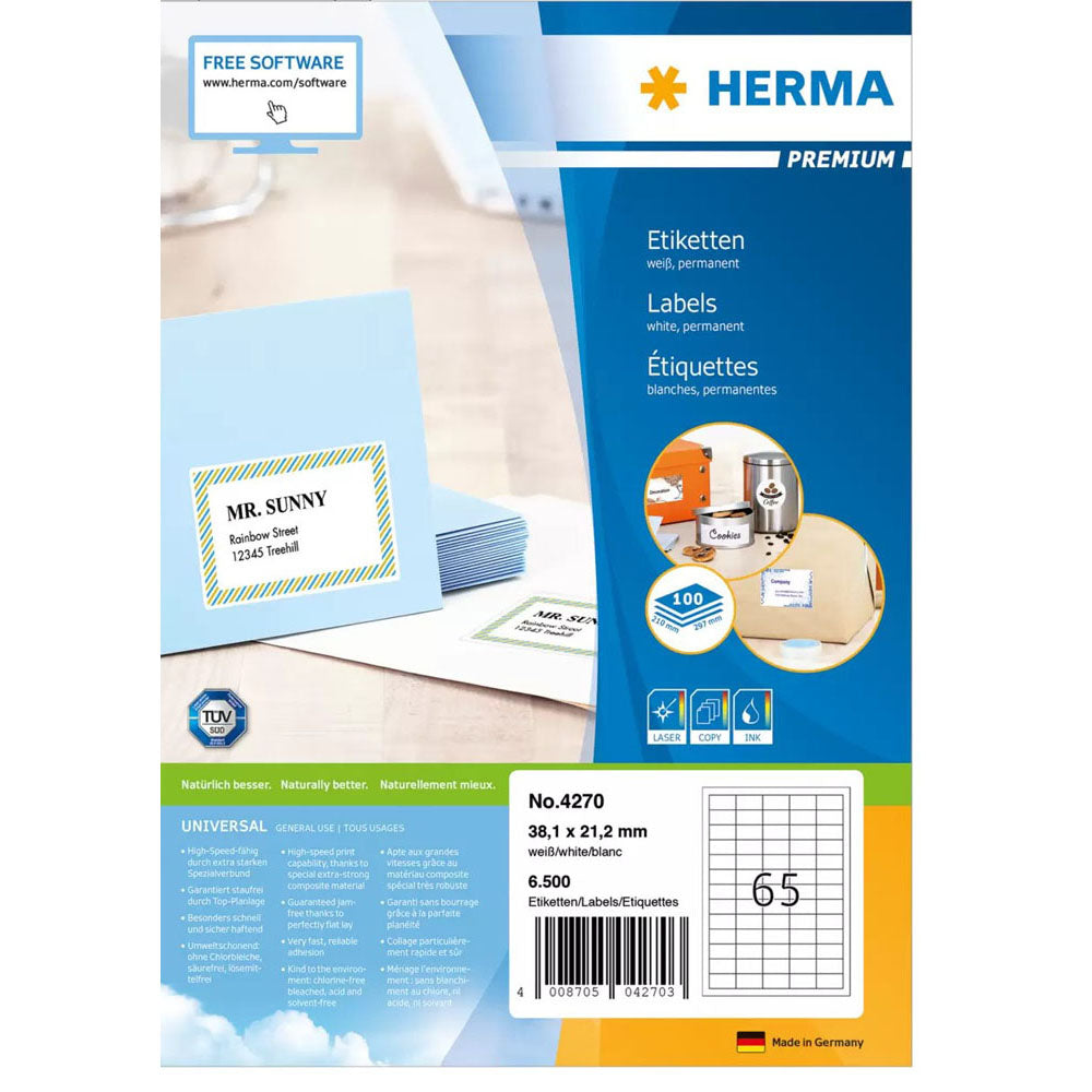 Herma Premium Etyels A4 210 mm 100pc