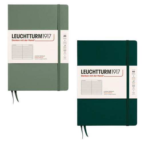 Leuchtturm Hardcover Ruled Notebook A5 (Green)