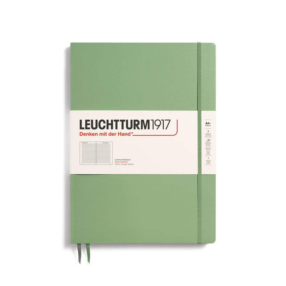 Leuchtturm HC Master styrede almindelig notebook A4+