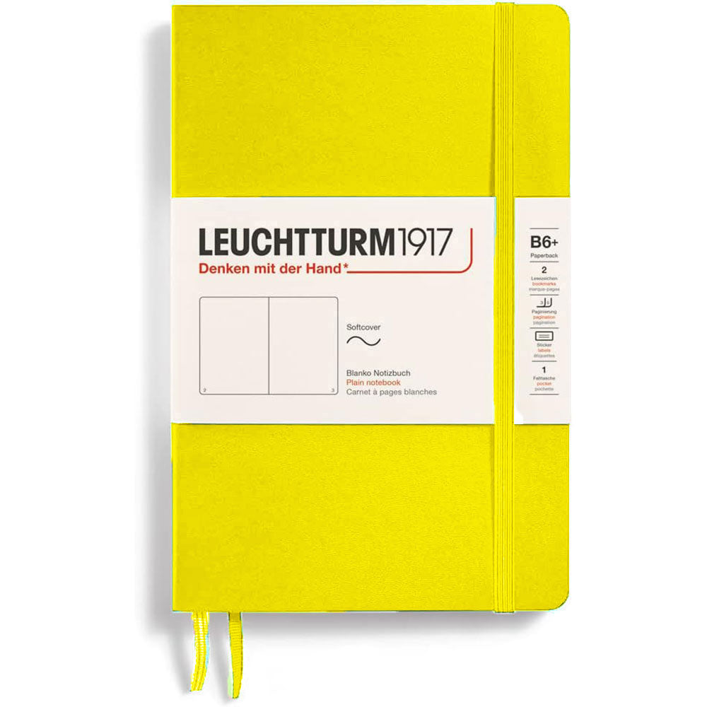 Leuchtturm SC Pocketbok Plain B6+ Notebook123pg