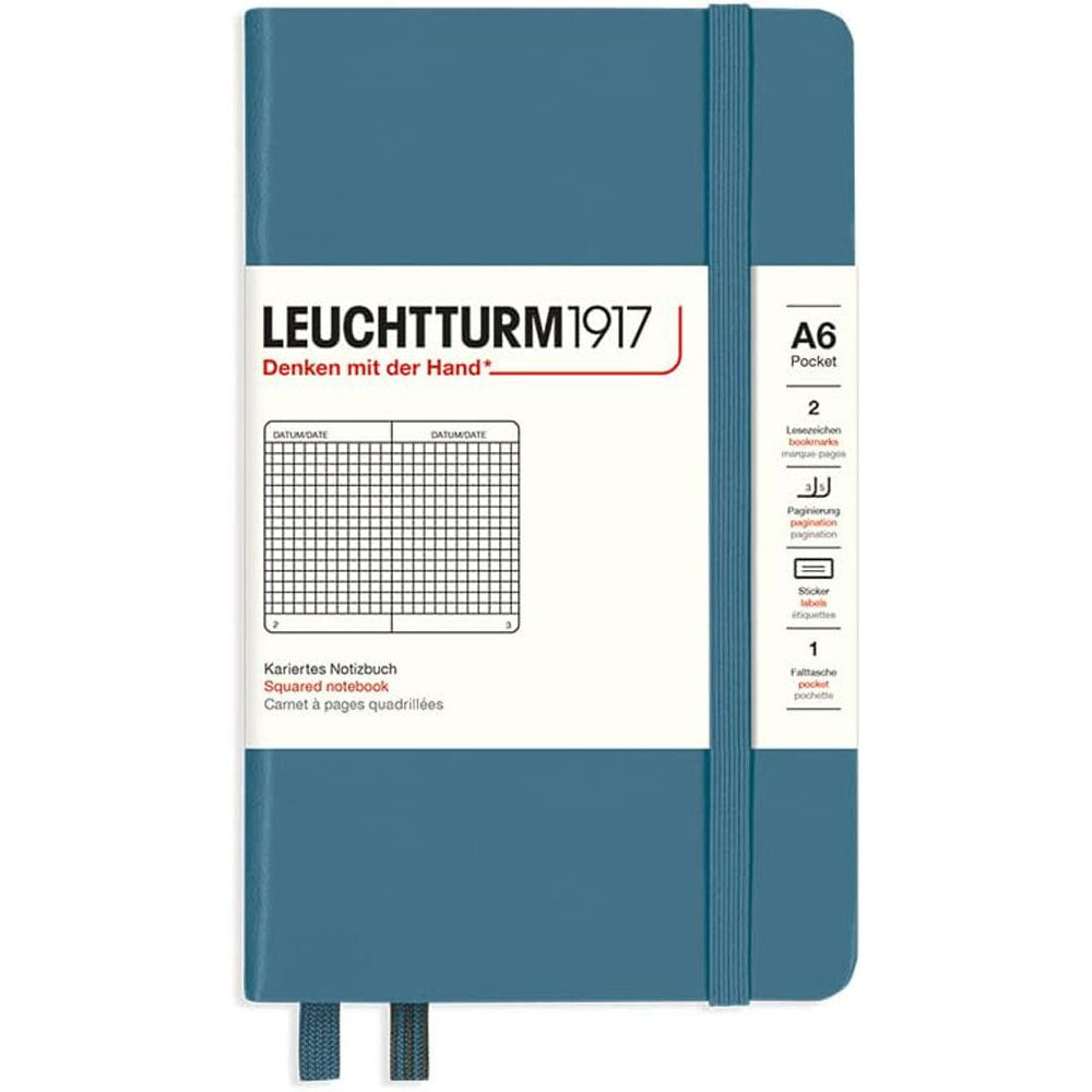 Leuchtturm Hardcover Squared Notebook A6