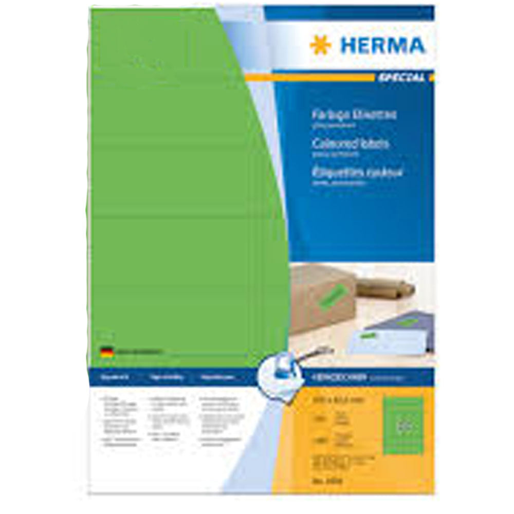 Herma Colored Etiketter A4 100 st (105x42,3mm)