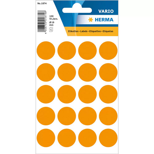 Herma Multi-Purpose Round Sticker Labels