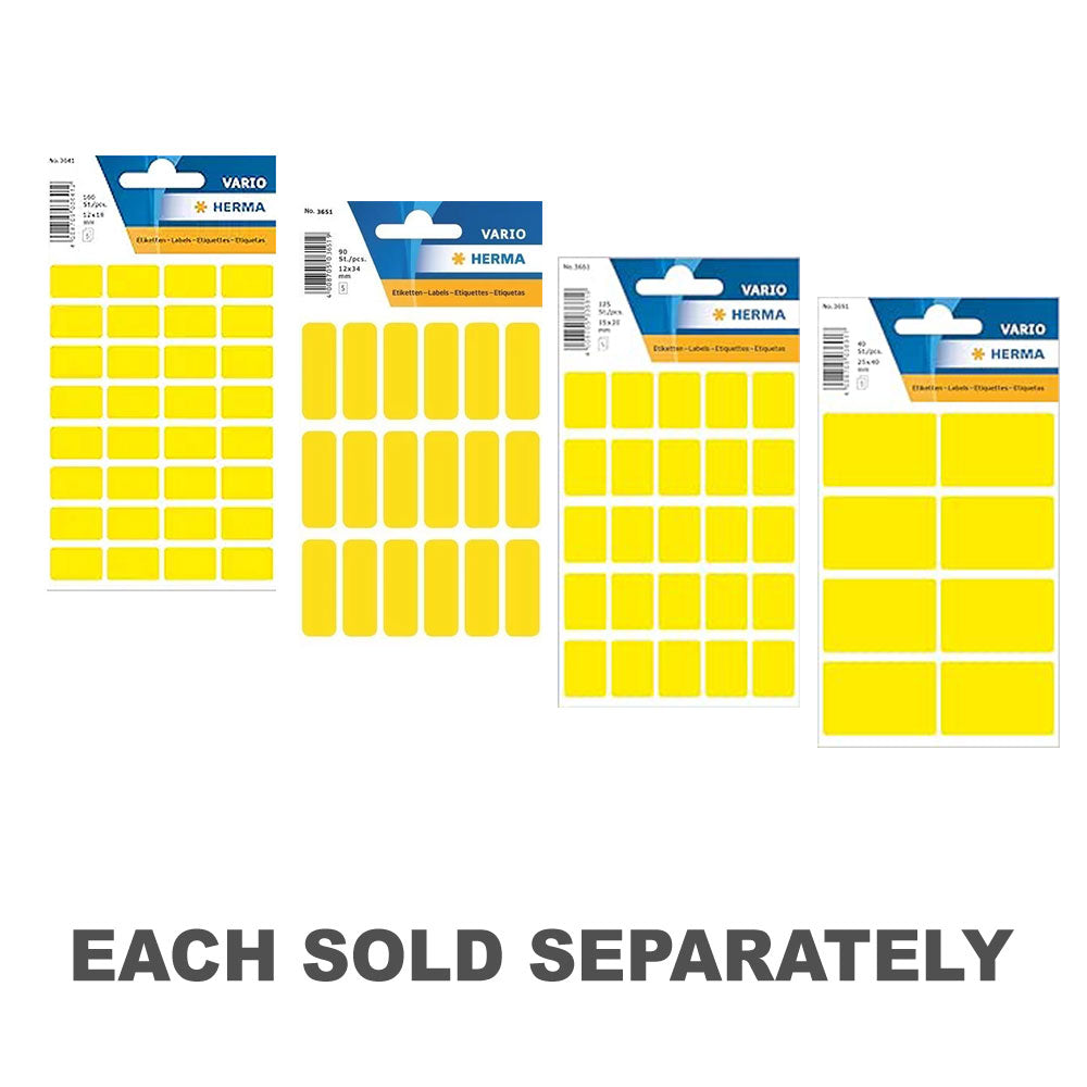 Herma Multi-Purpose Labels (Yellow)