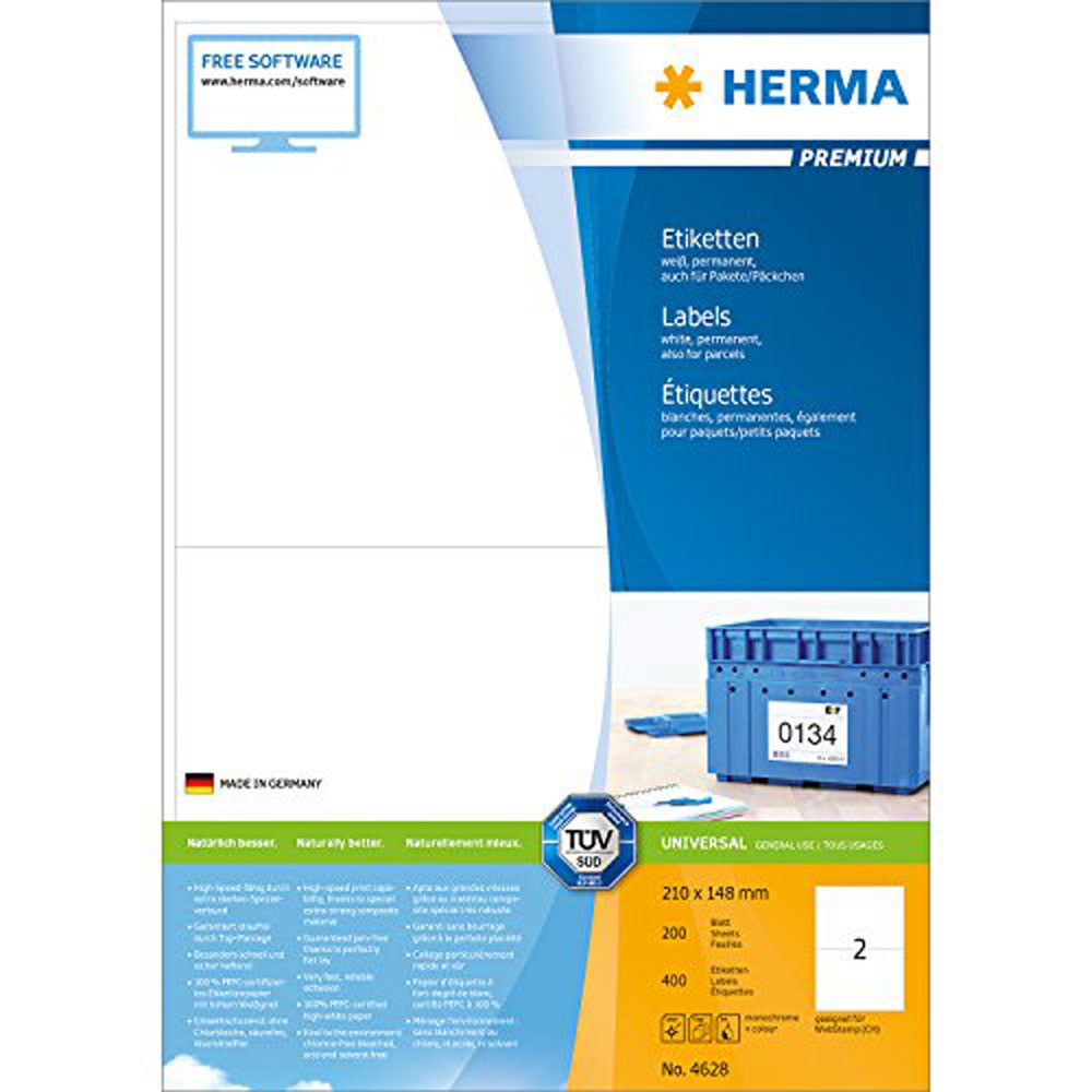 Herma Premium Etyels A4 210 mm 200pc