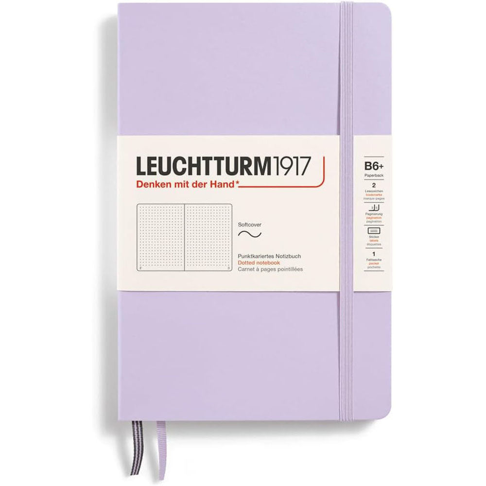 Leuchtturm SCペーパーバックはB6+ Notebook123Pgを点線を点検します