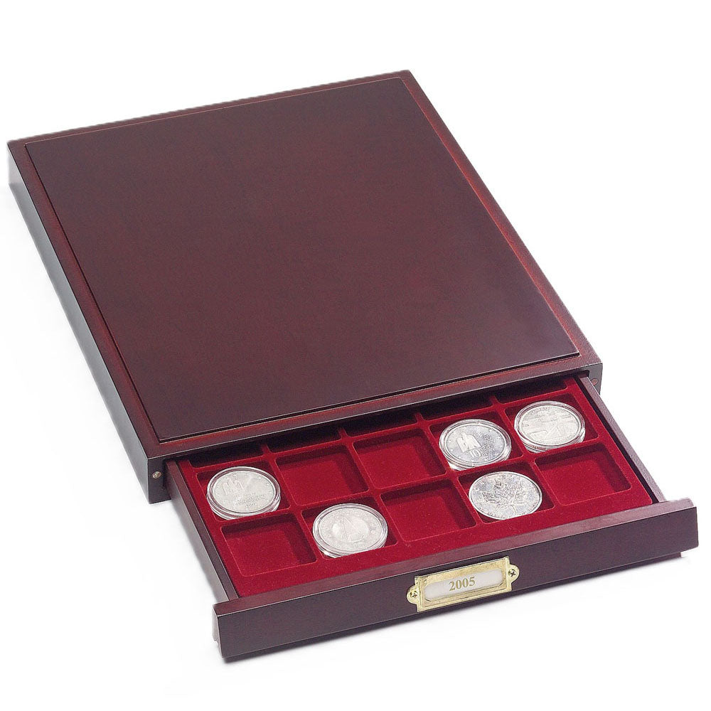 Leuchtturm Lignum Square-Spaced Coin Box