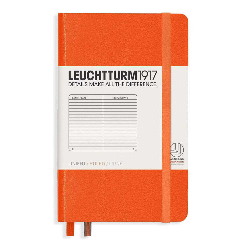 Leuchtturm Hardcover styrede notebook A6