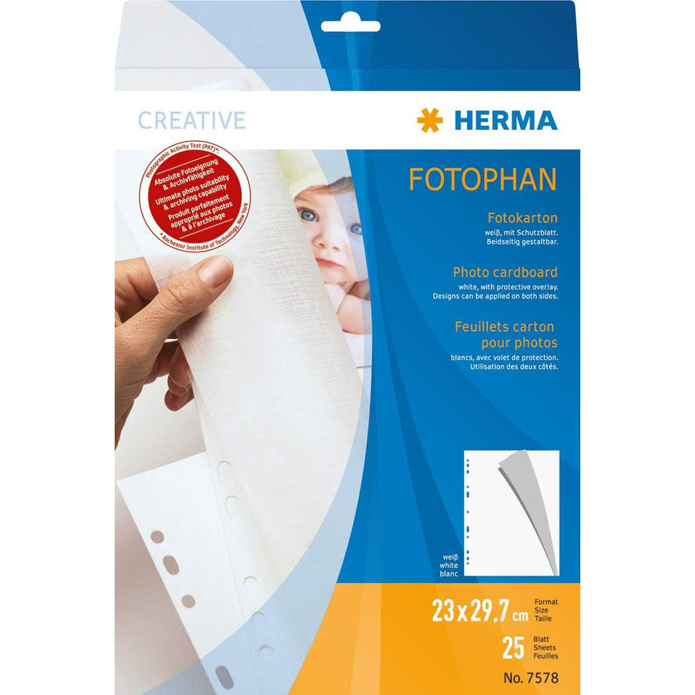 Herma Photo Pardboard White (232x297mm)